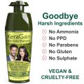 KeraGain Hair Color Shampoo (Natural Black,180Ml) PPD Free, Ammonia Free Permanent Hair Colour For Women & Men, |Vegan & Cruelty-Free| Keratin Treatment Included  (FROM INDIA)SAB. 