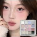 New Matte Eye Shadow Square 16 Color Eyeshadow Palette Matte Pearlescent Sequins Blush Eyeshadow Highlighter Contouring Serum. 