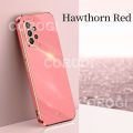 For Samsung Galaxy A52 Back Cover Fashion Shiny Plating Square Bumper Camera Protection Case Soft Silicone Shockproof Protective Mobile Phone Cases. 