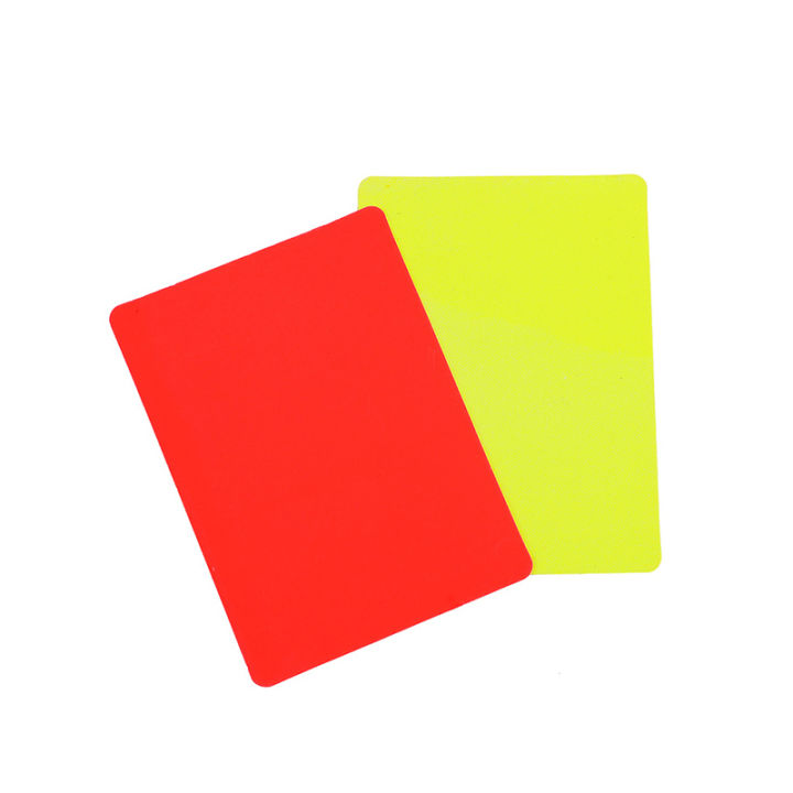 Football Red And Yellow Cards Record Soccer Games Referee Tool For Soccer Match Sunlight Mall