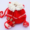 Hand-Wool Lamb Bag Material BagdiySimple Bag Shoulder Messenger Handbag Bucket for Friends. 