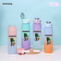 Sutuiying Minecraft Cartoon Game Water Cup Outdoor Large Capacity Plastic Luxury Portable Leak Proof Sports Water Bottle Fitness Running Anime. 