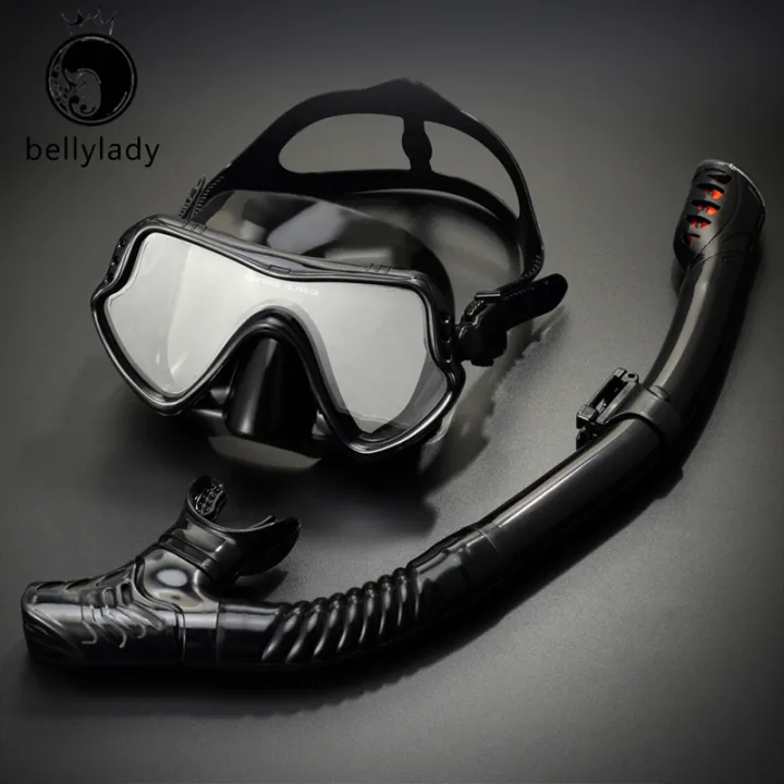 bellylady%20Professional%20Swimming%20Goggles%20Snorkeling%20Set%20Large%20Frame%20Silicone%20Diving%20Masks%20Swimming%20Pool%20Equipment%20-%20Image%202