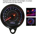 Electronic Tachometer,DC 12V Universal Motorcycle LED Backlight Tachometer Electronic Tach Meter Gauge. 
