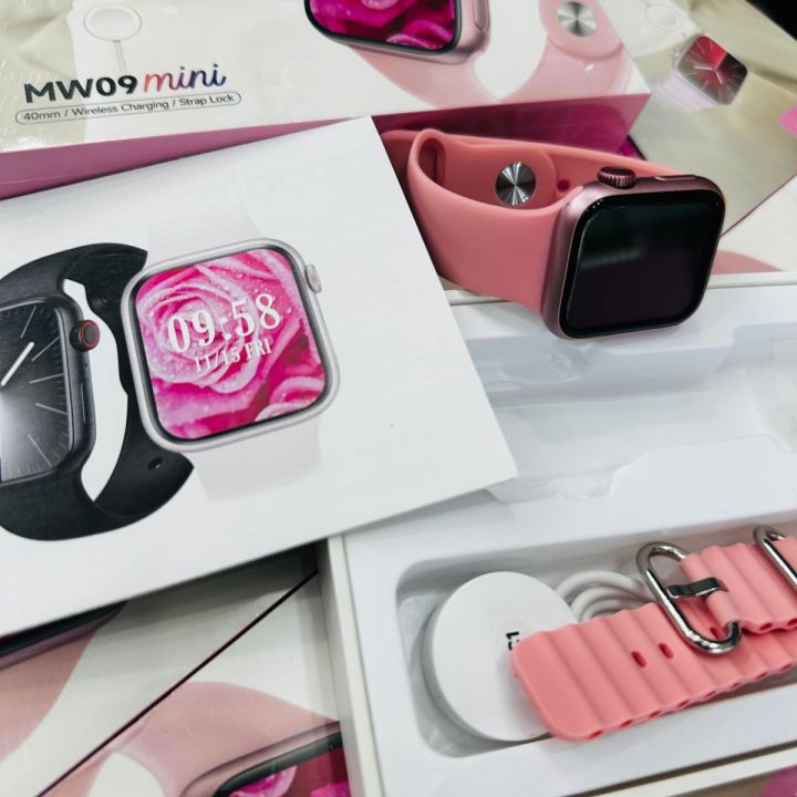 Valentines%20Edition%20Modio%20MW09%2040MM%20Smartwatch%20for%20Girls%20Women%20Ladies%20perfect%20Valentines%20day%20Gift%20Sports%20Tracking%202%20Straps%20Wireless%20Charging%20Smartwatch%20-%20Image%207