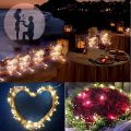 USB LED Copper Wire String Led Fairy Lights USB Powered Silver Wire Starry Fairy Lights / Waterproof String Lights. 