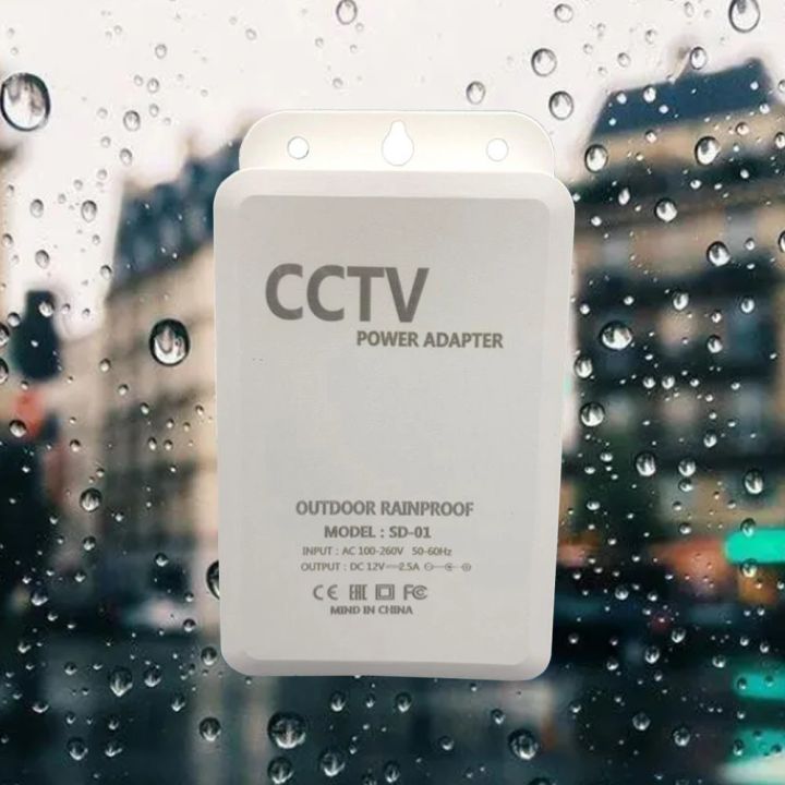 AC/DC%2012V%202.5A%20CCTV%20IP%20Camera%20Power%20Supply%20Adaptor%20Outdoor%20Waterproof%20Charger%20-%20Image%202