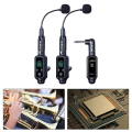 UHF Wireless Saxophone Microphone System Professional Clip-on Radio Microphone for Stage Performance Instruments. 