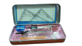 Map - mathematical Instrumental box. 