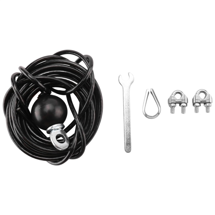 400cm Home Gym Fitness LAT Pulldown Cable Replacement, Adjustable Length for Pulley System Cable Machine