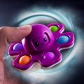 【COD New Tik Tok Pop It Fidget Toy flip face-changing octopus rodent extermination pioneer silicone fingertip gyro decompression toy. 