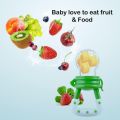 Baby Food Feeder Fruit Pacifier Fresh Food Fruit Feeding Teether for Toddler Silicone Teething Toy with Pacifiers Meshes Infant Frozen Newborn Nibbler. 