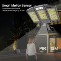 Auoyo Foldable COB Solar Light Outdoor Garden Decoration Smart Motion Sensor Waterproof Lighting Street Wall Lamps. 