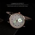 Women Fashion Casual Leather Belt Small Daisies Watches /Simple Ladies Dress Small Dial Quartz Clock Watches. 