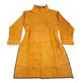 120cm Welding Apron Flame Retardant Long Sleeve Welder Protective Clothing Split Leather Fire-Resistant. 