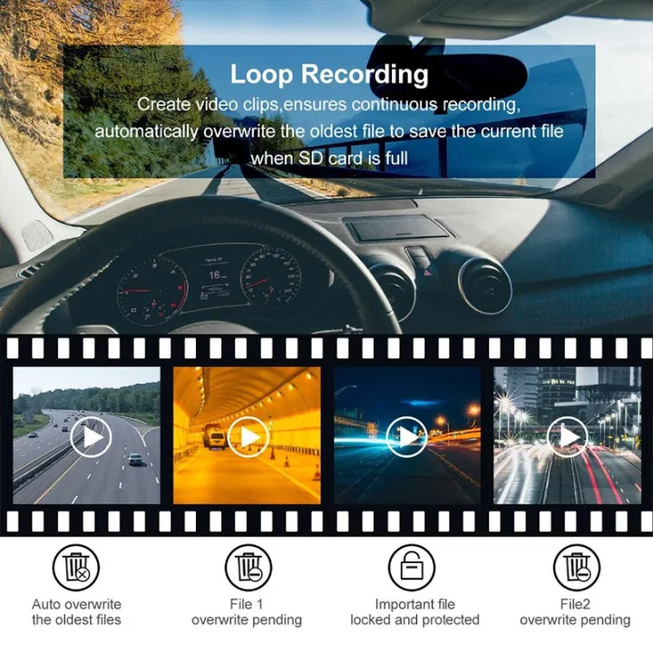 Car%20DVR%20Driving%20Recorder%20Front%20and%20Rear%20Dual%20Recording%20Camera%204.0%20inch%20Screen%201080P%20Rear%20View%20Reversing%20Camera%20-%20Image%209