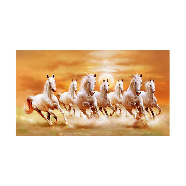 Running Horses Canvas Painting Wall Living Room Picture Poster ...