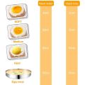 Electric Boiled Egg Cooker Boiler Heating Stainless Steel Steamer Pan Double Layer Cook Tools Kitchenware-Lemon Yellow. 