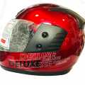 U.P.Co Deluxe  Red Shine  Motor Bike Helmet SLS Certified. 