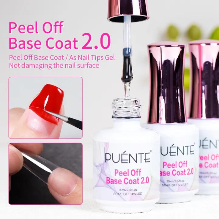 PUENTE%20New%2015ML%20Peel%20Off%20Base%20Coat%20Clear%20Function%20UV%20Nail%20Gel%20No%20Need%20Remover%20Peelable%20Varnish%20Nail%20Tips%20Glue%20Gel%20No%20Hurt%20Nails%20-%20Image%202