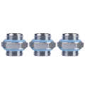 3PCS External xagonal G14 Thread Tube Connector Fitting for PC Water Cooling System. 