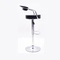 Adjustable Height Swivel Cushioned Bar Stool. 