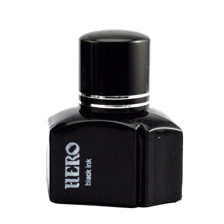 Portable One Bottle 25ml Black Color Pen Ink Fountain Pigment Smooth Stationery