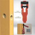 Door Latch Mortise Tool, Door Lock Hole Saw Set for 1-3/4" or for 1-3/8" Thick Wooden Door Installation Kit Orange. 