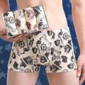4pcs/set Mens Panties Seamless Printed Underpants Man Pack Shorts Boxers Underwear Mid-waist Male Fashion Boxer Large Size L-4XL. 