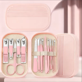 19PCS Set Manicure Set Professional Nail Clippers Kit Pedicure Care Tools, Stainless Steel Grooming Tools With Travel Case for Travel & Home. 