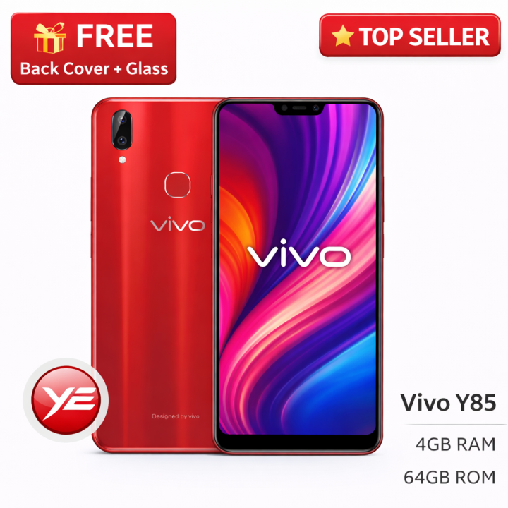 VIVO Y85 ( 𝗙𝗿𝗲𝗲 𝗕𝗮𝗰𝗸 𝗖𝗼𝘃𝗲𝗿 𝗧𝗲𝗺𝗽𝗹𝗮𝘁𝗲𝘀 𝗚𝗹𝗮𝘀𝘀 ) full HD Display | Daraz.lk