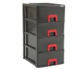 Daxer 4 in 1 Plastic Drawer Cupboard DDC03E(4D). 