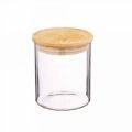 3 pieces Glass Jar with Bamboo Lid Sealed Canister Food Storage Bottles Container Kitchen Storage. 