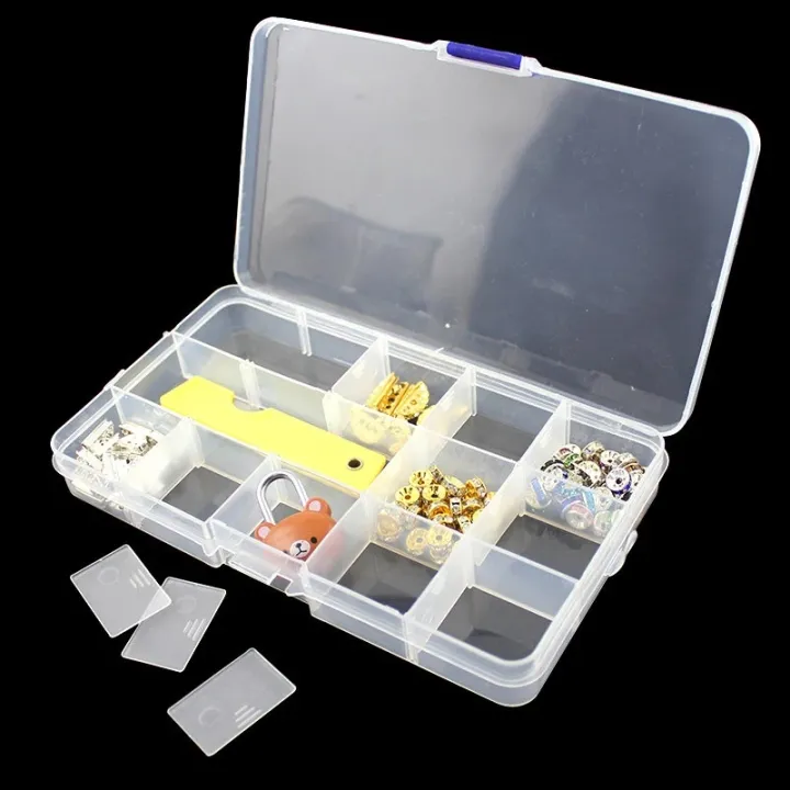 Transparent%20Plastic%20Storage%20Jewelry%20Box%20Compartment%20Adjustable%20Container%20For%20Beads%20Earring%20Box%20Jewelry%20Rectangle%20Case%20-%20Image%205