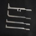 Lightweight Compact Lock Picking Set Key Replacement Rust-resistant Door Open Keys Convenient Automotive Pick Hook Hand Tool. 