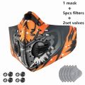 Cycling mask MTB Anti-smog Sponge face Mask PM2.5 mouth-muffle Anti-dust Respirator for riding Bicycle training mask men women. 