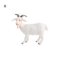 Realistic Animal Figurine Miniature Forest Animal Figurines Set Alpaca Goat Deer Ostrich Horse Models for Kids Education Cake Decoration Simulated Animal Figurine. 