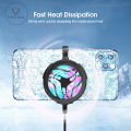 Vocoal Mobile Phone Radiator Portable Cooling Fan Game Mobile Phone Cooler USB Powered Cell Phone Radiator Snap-on Cooling Tool Universal Mobile Phone radiator Holder Stand Radiator. 