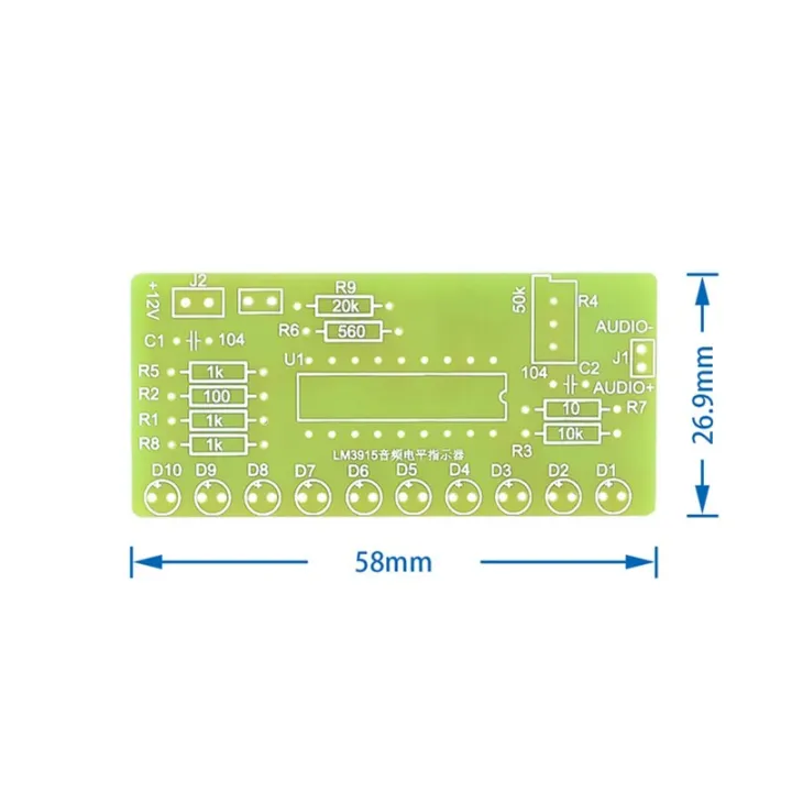 LM3915%20DC%209V-12V%2010%20LED%20Sound%20Audio%20Spectrum%20Analyzer%20Level%20Indicator%20Kit%20DIY%20Electoronics%20Soldering%20Practice%20Set%20laboratory%20-%20Image%206