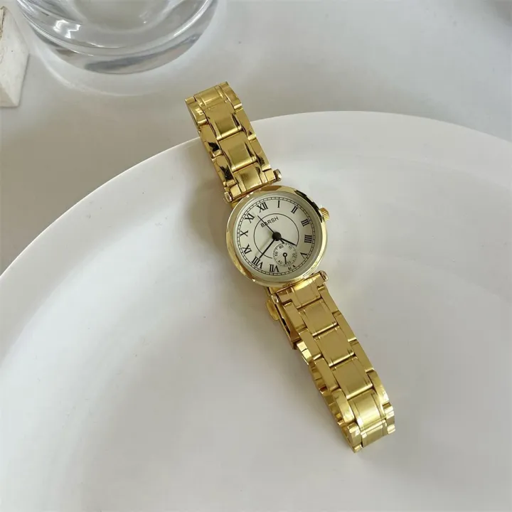 %E3%80%90Hengli%20jewelry%20story%E3%80%91Vintage%20Chain%20Watch%20for%20Women,%20Round%20Small%20Gold%20Watch,%20Exquisite%20Light%20Luxury%20Digital%20Scale%20Quartz%20Women's%20Wristwatch%20-%20Image%209