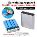 DIY USB 4*18650 Power Bank Battery Box for Mobile Phone Charger Portable DIY Shell Case 18650 Battery Storage Box Holder 4 Slot. 