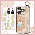 Anti-dust Cartoon Phone Case For Itel A50/A667L Durable Shockproof Silicone Back Cover Wrist Strap Cute Fashion Design. 
