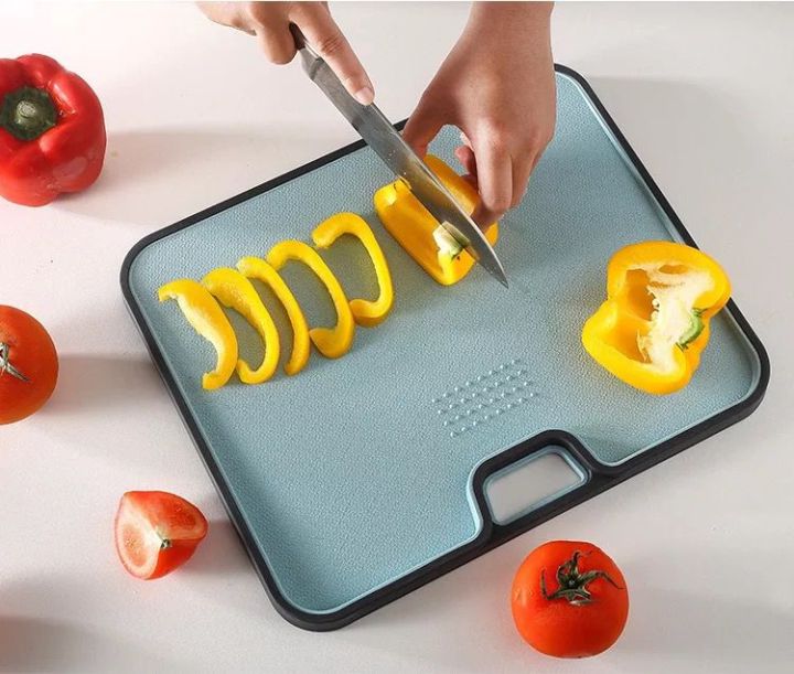Kitchen Plastic Vegetable Fruits Bread Cutting Board Outdoor Camping Non-slip Kitchen Chopping Blocks Kitchen Stuff