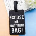 1Pc Bag Travel Accessories Luggage Tags Suitcase Silicon Portable Travel Label. 