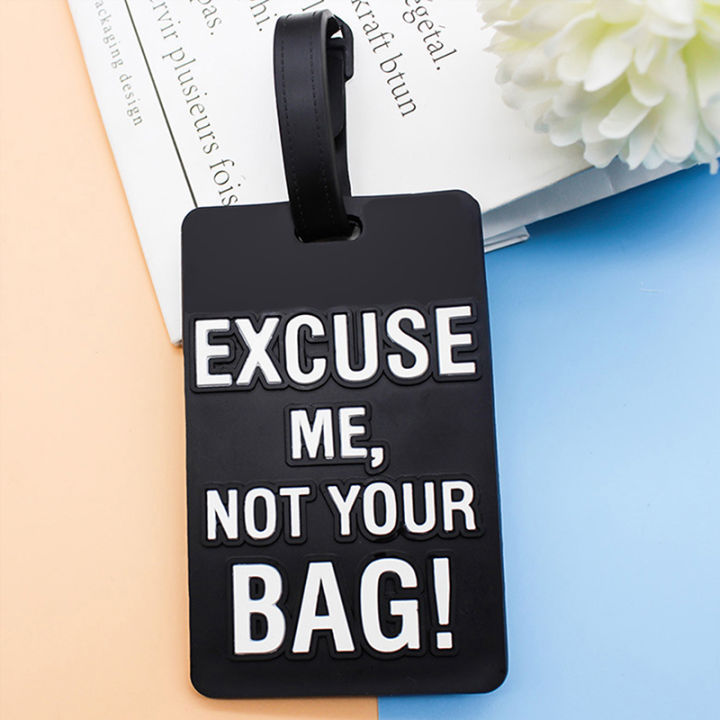 1Pc Bag Travel Accessories Luggage Tags Suitcase Silicon Portable Travel Label