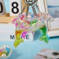 1PC Kawaii Dolphin Key Chain Bag Pendant Creative Key Chain Key Ring Aquarium Gift Pendant AccessoriesBasketball. 