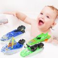 1Pc Speed Boat Ship Wind Up Toy Float In Water Kid Toys Classic Clockwork Toys Winter Shower Bath Toy for Children Boys Toys. 