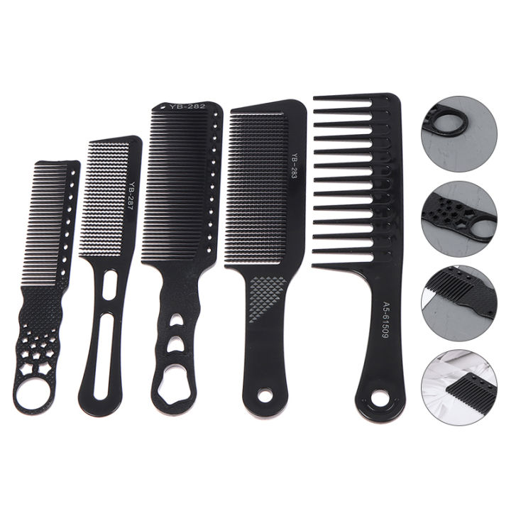 【VisioN Shop】Hairstyle Comb Cutting Flat Comb Hair Hairdressing Barbers