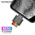 Usb flash drive adapter for iPhone / for iPad Micro mini SD memory card reader with Lightning insert. 
