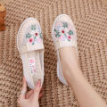 【ZIME】2024cb Summer Mesh Shoes Women's Wedge Embroidered Shoes Old Beijing Cloth Shoes Women's Shoes Breathable Chinese Ancient Style Women's Shoes Casual. 